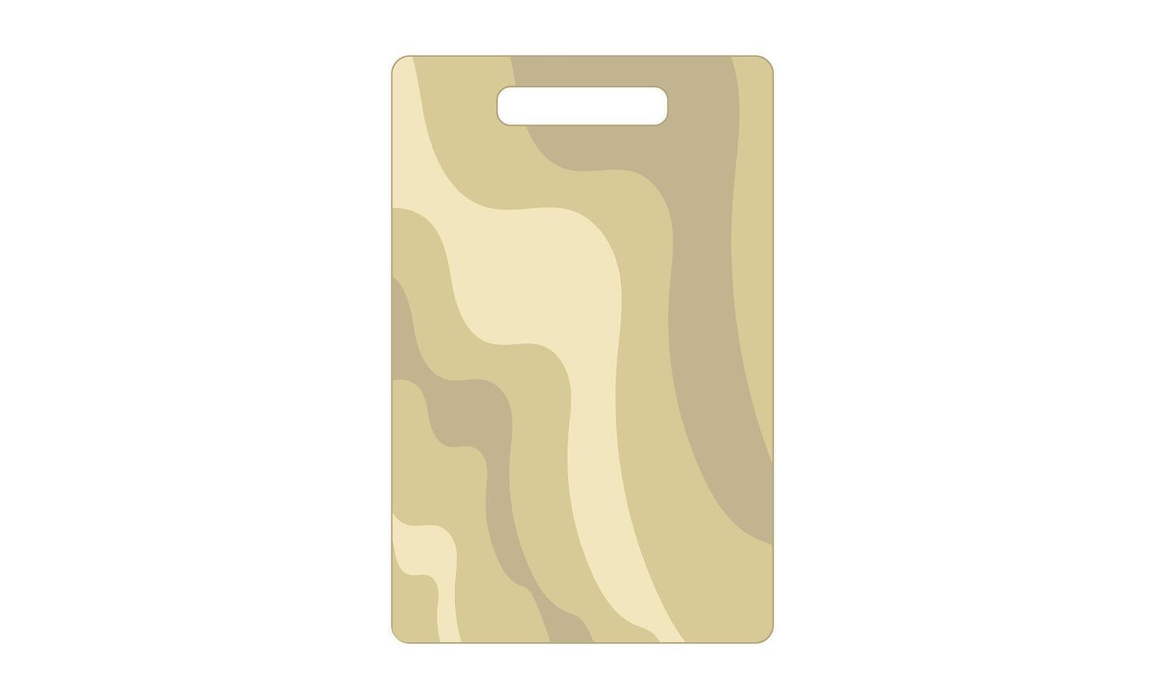 Wooden cutting board with design pattern illustration , isolated on a white background vector