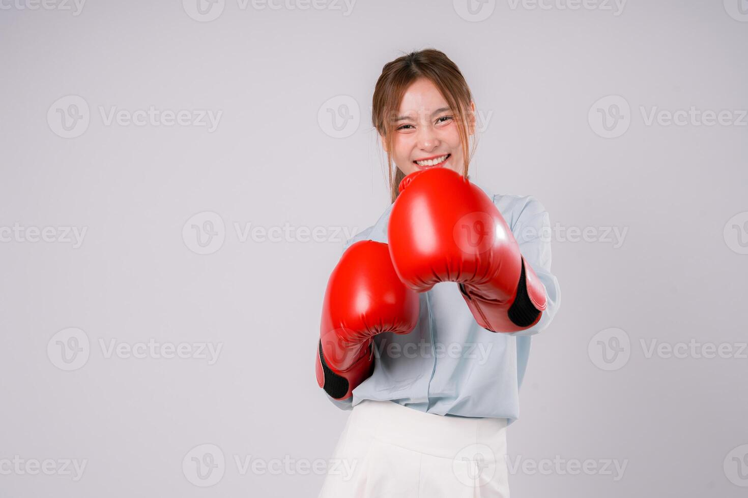 Woman Exercise Punch Kickboxing Background Strength Strong Training Glove Person, A Powerful Female photo