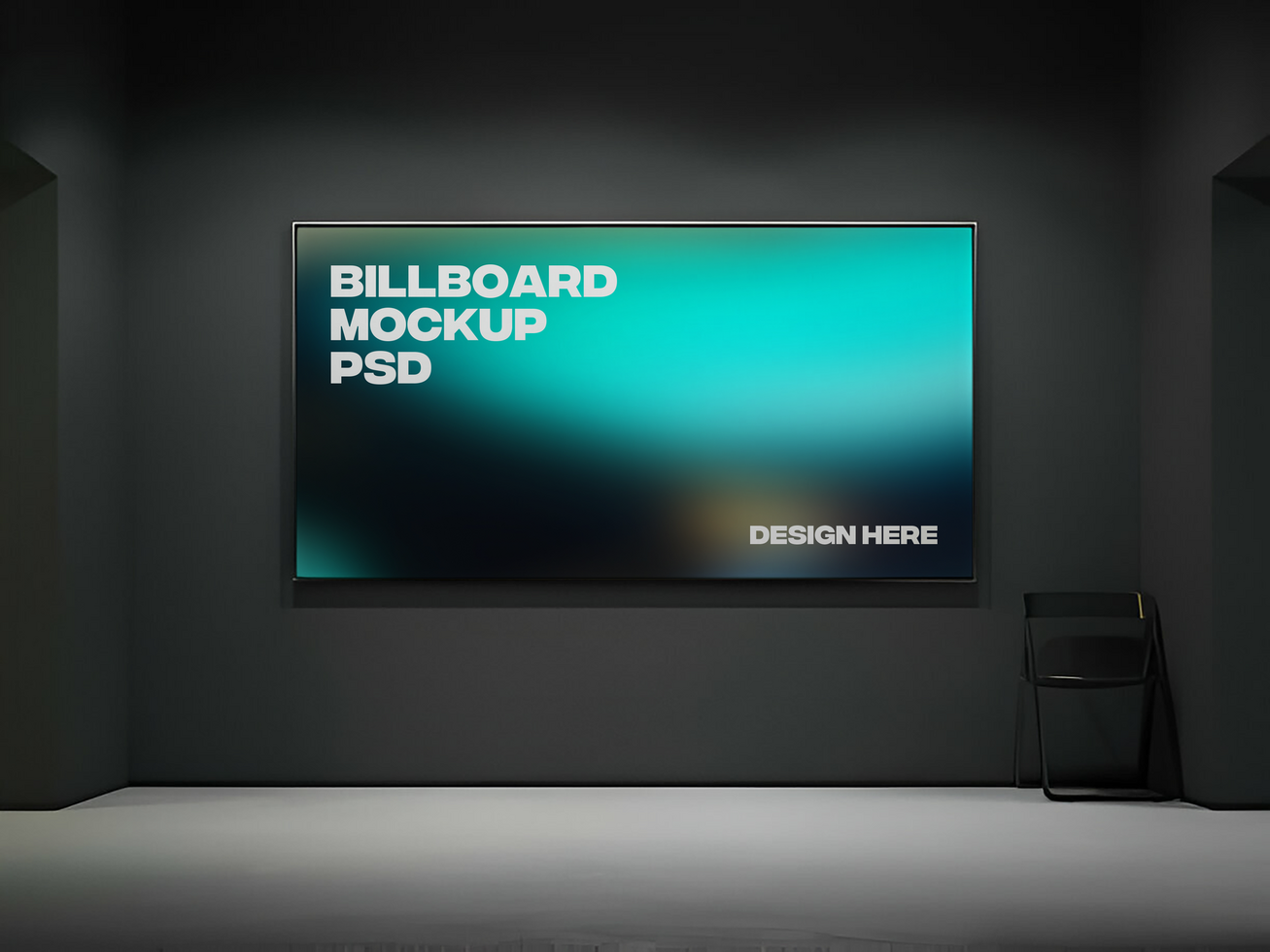 Indoor Wall Mounted Digital Billboard Display Screen psd