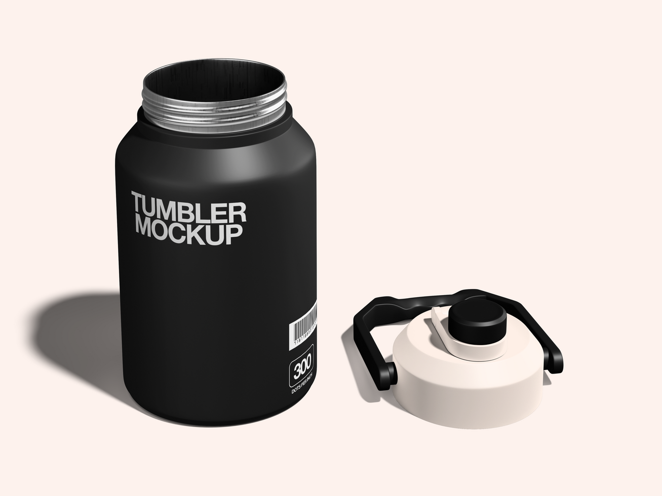Water Bottle Mockup psd