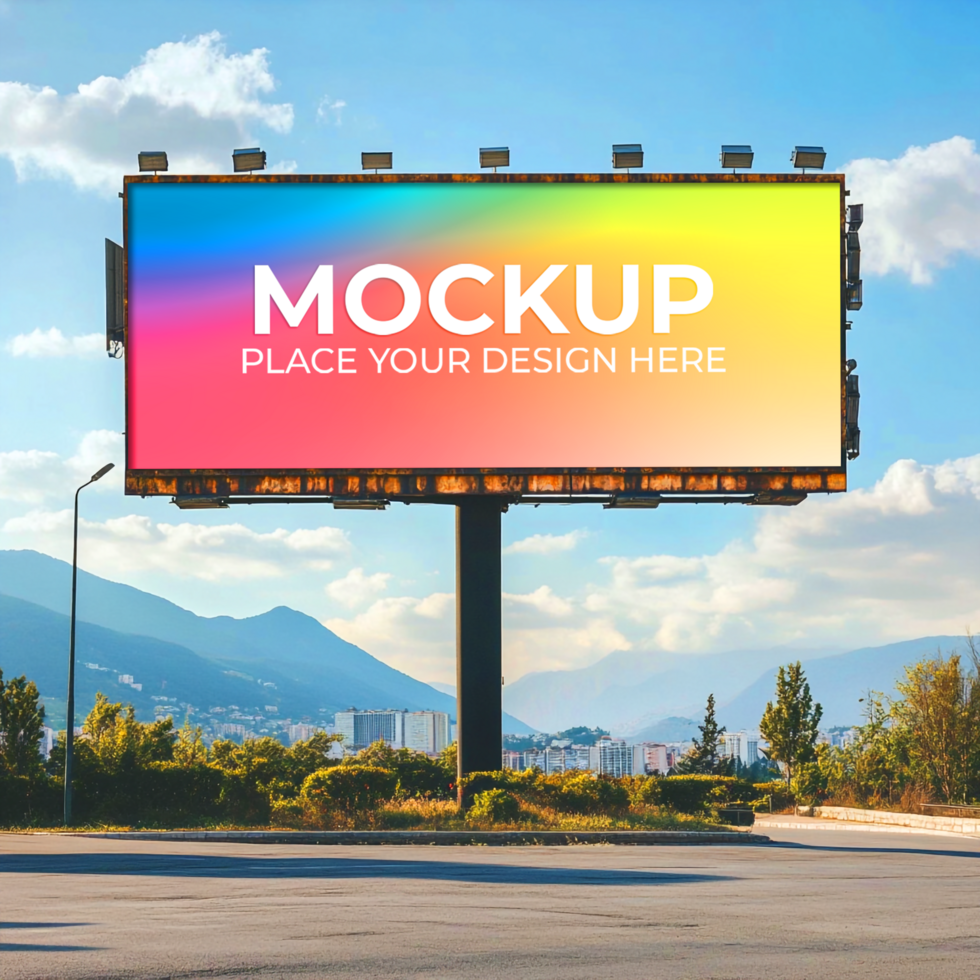 Billboard Mockup Showcase Your Designs with This Realistic Template psd