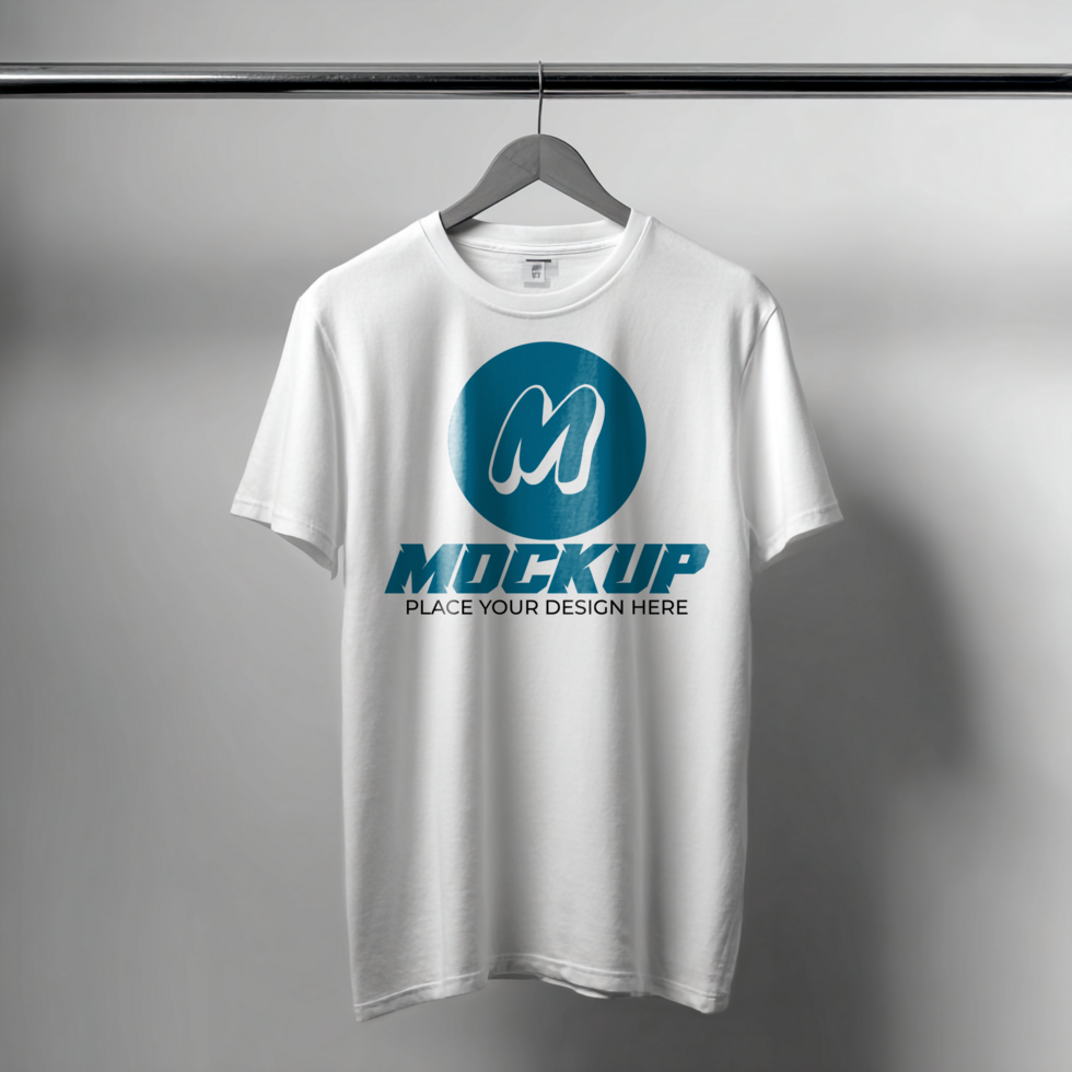White TShirt Mockup Showcase Your Design psd