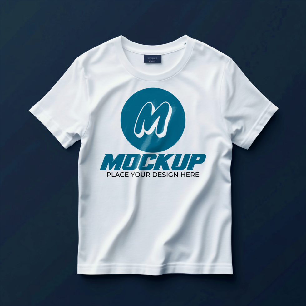 White TShirt Mockup Apparel Design Template psd
