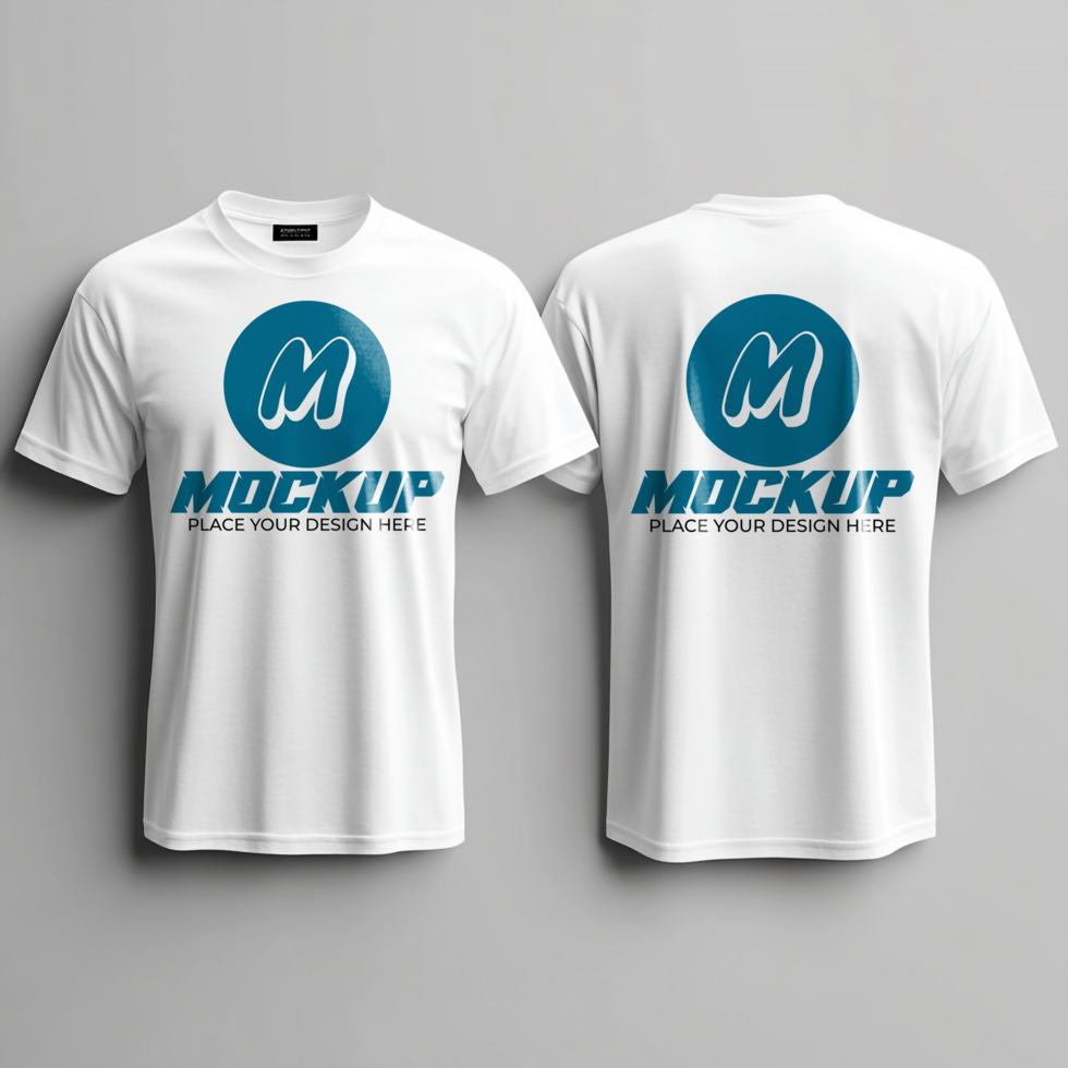 TShirt Mockup Realistic Apparel Design Template psd