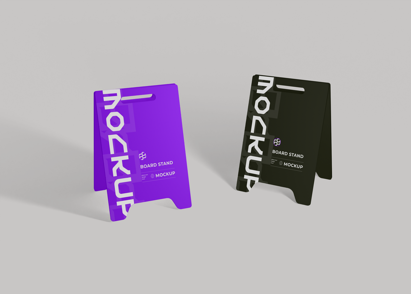Tabletop Menu Display Stand Mockup for Food Branding and Restaurant Promotions psd