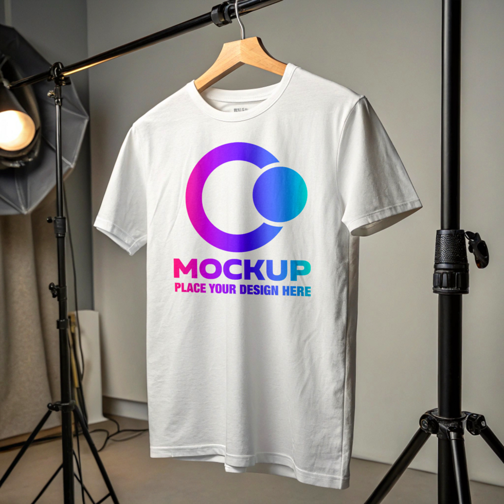 white t-shirt mockup template psd