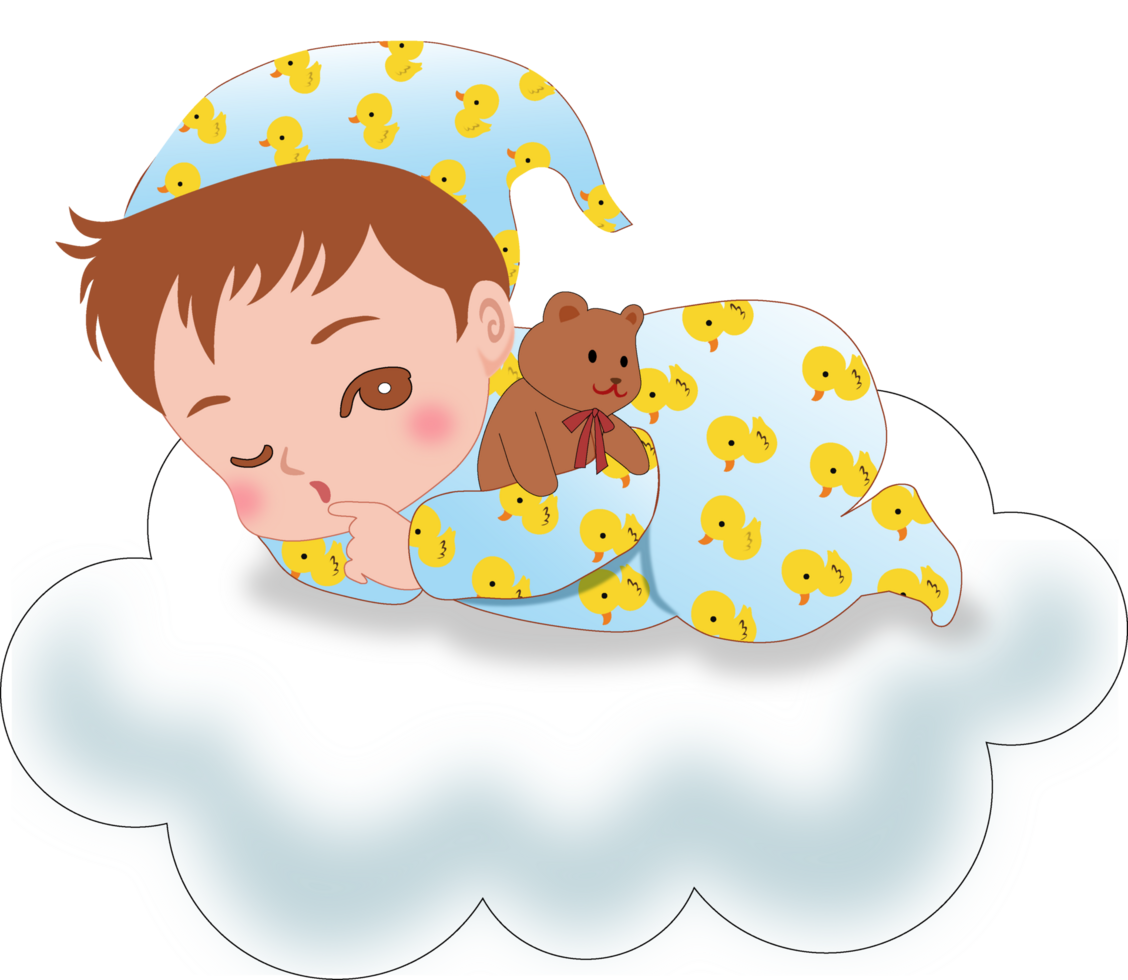 sleeping baby boy png