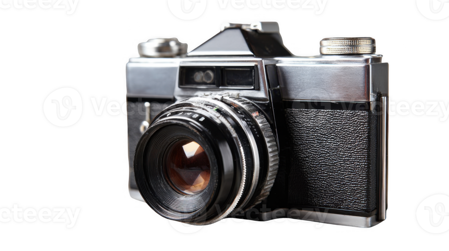 Vintage analog camera isolated on transparent background png