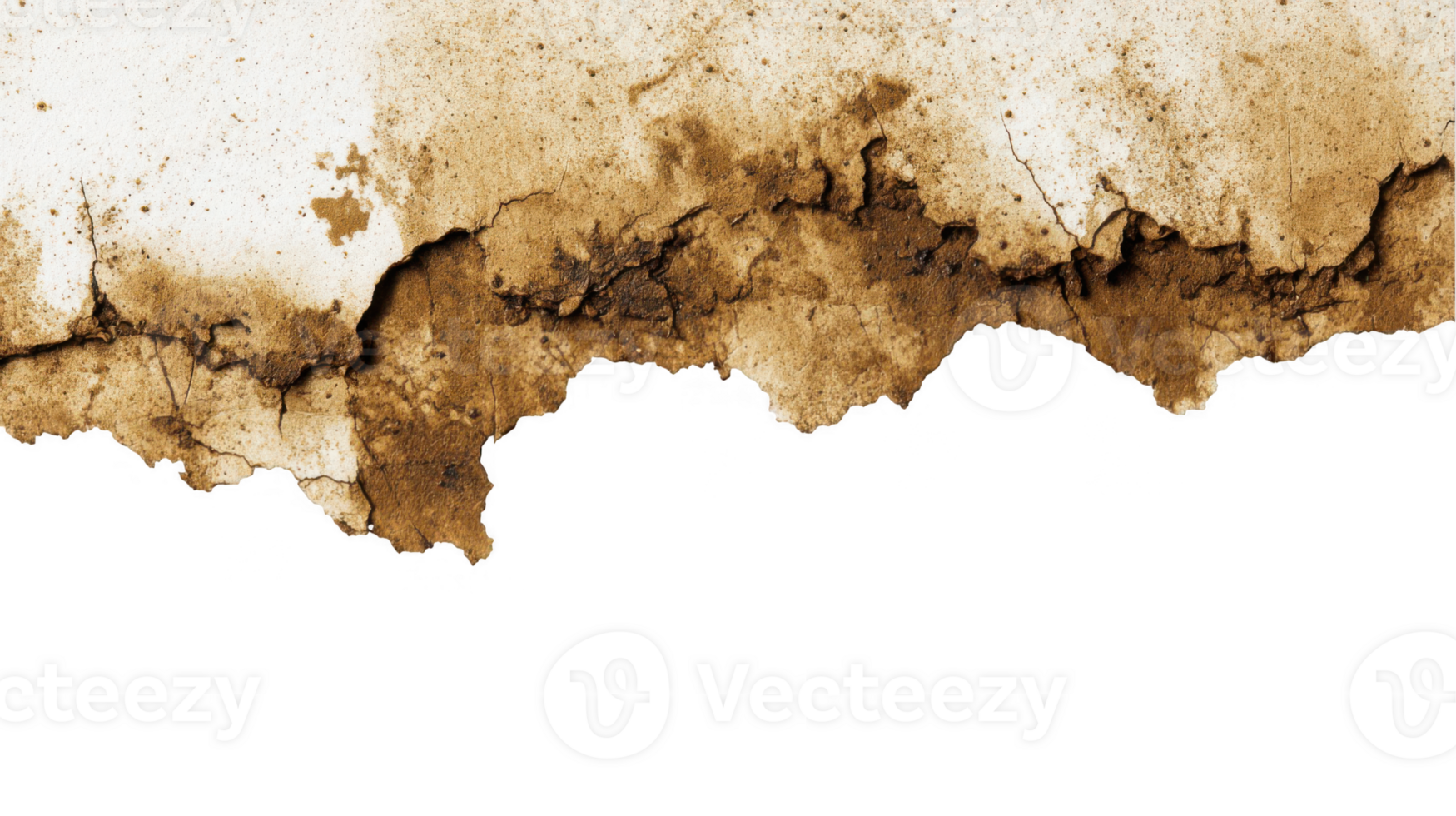 Cracked and weathered surface with transparent background enhancing design projects png