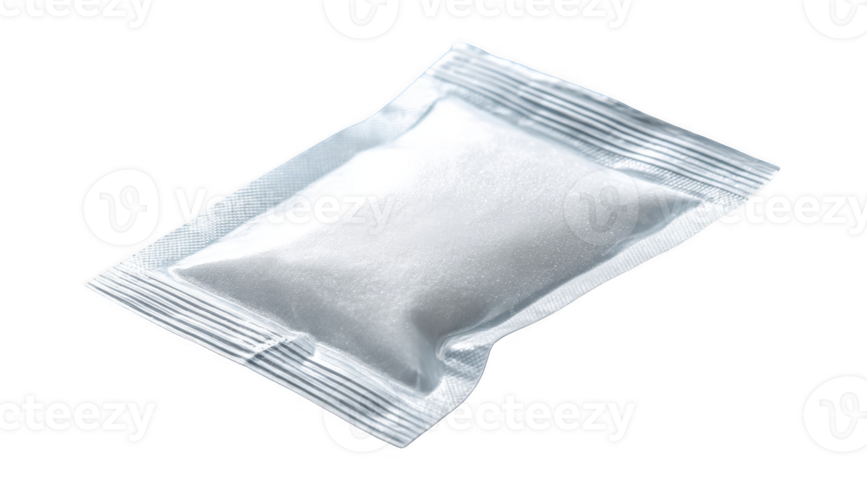 Sachet of oral rehydration salts on transparent background png