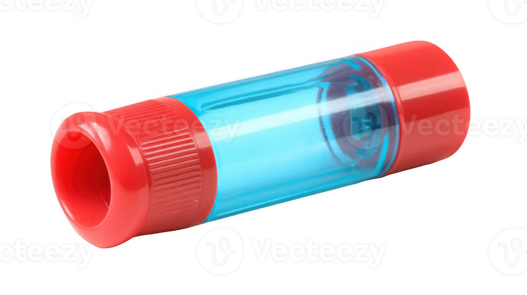 Pediatric inhaler chamber with transparent background png