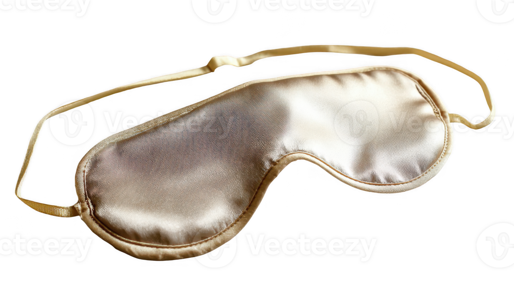 Silky sleep mask resting on transparent background png
