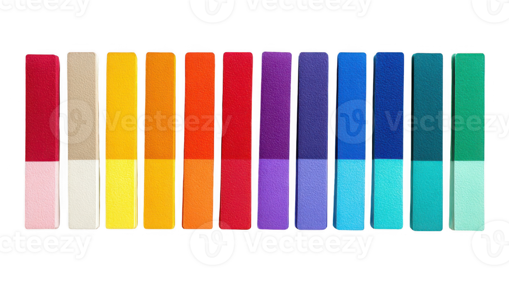 Color swatches showing a range of vibrant hues on transparent background png