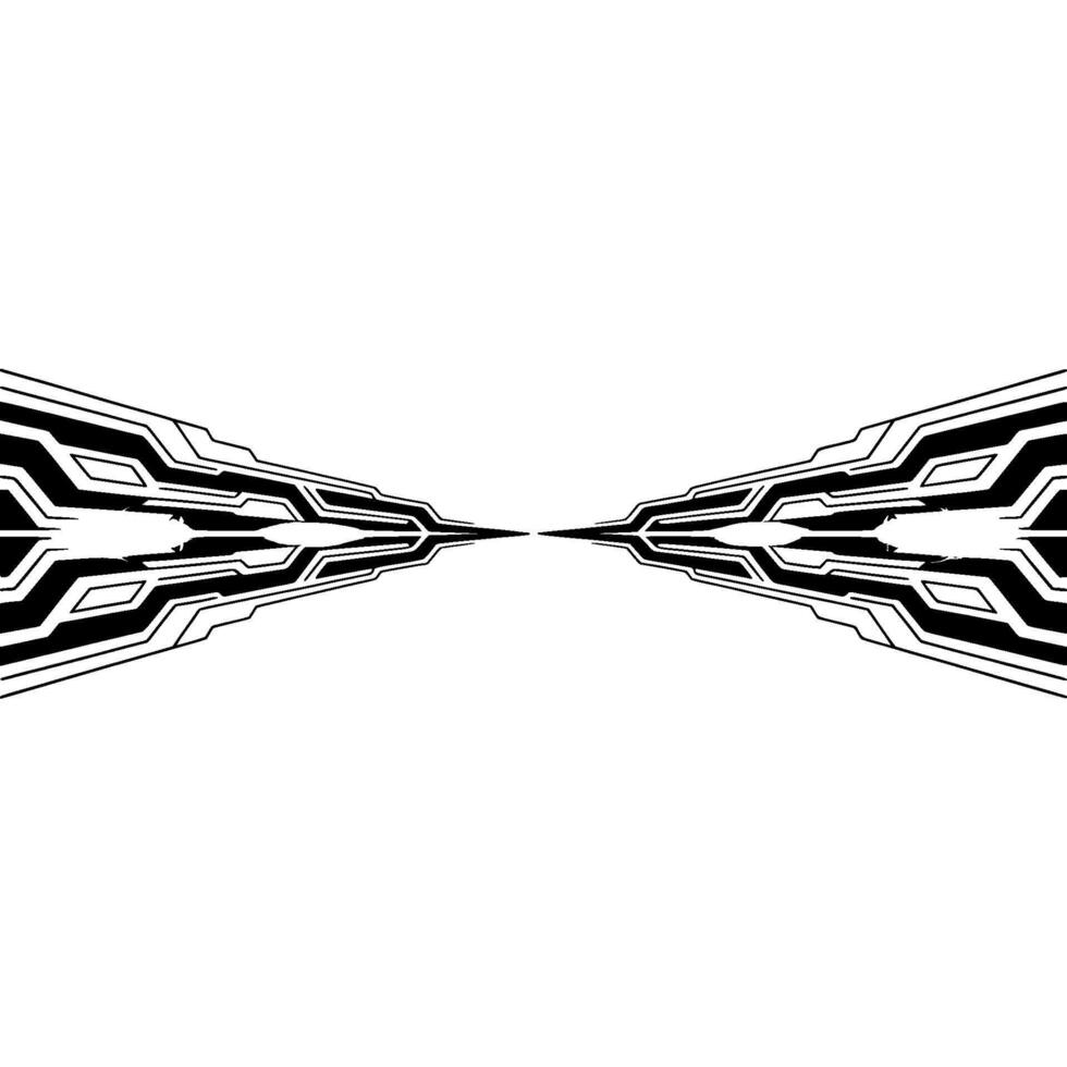 Futuristic Tech Abstract Background Connected Lines, Digital vector