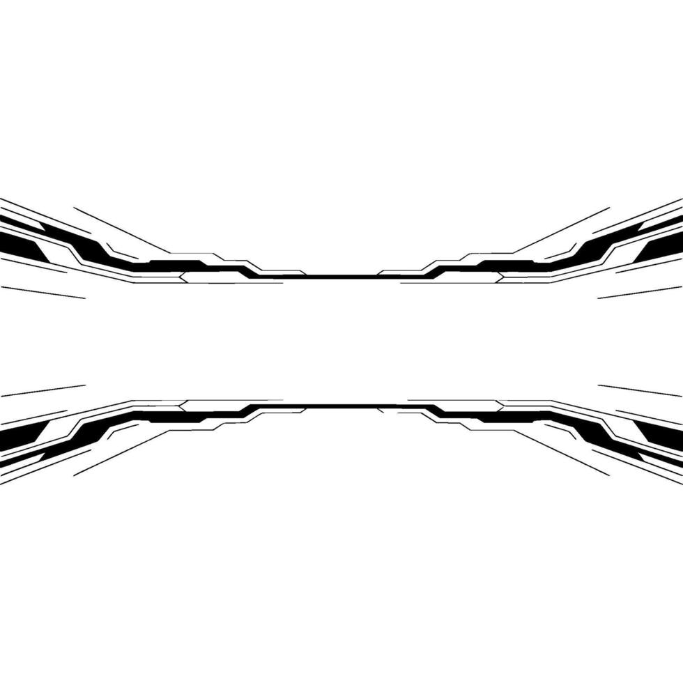 Futuristic Interface Element Clean Tech , Grey Background vector