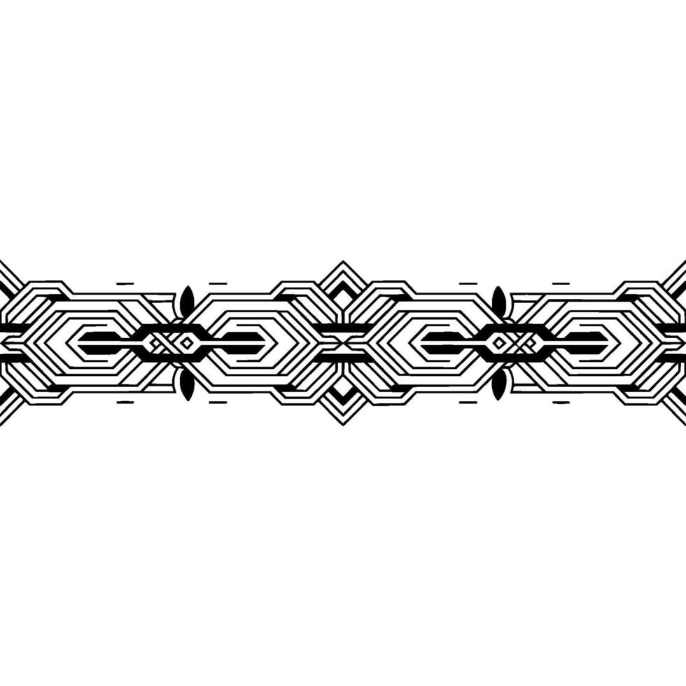 Abstract Geometric Border, Modern Black White , Clean Minimalist vector