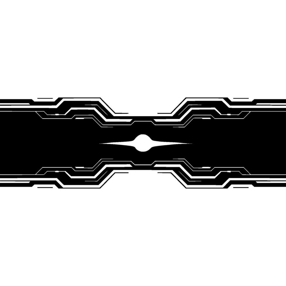 Futuristic Tech Banner With Glow Minimalist Abstract vector