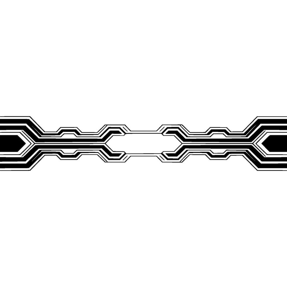 Futuristic Circuitry Abstract Geometric , Technology Background vector