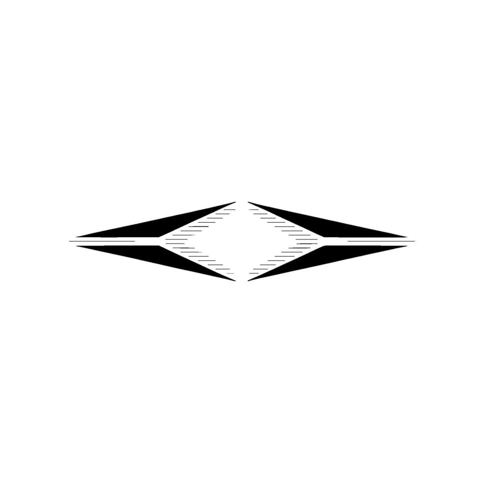 Minimalist Geometric Abstraction in Black and White vector