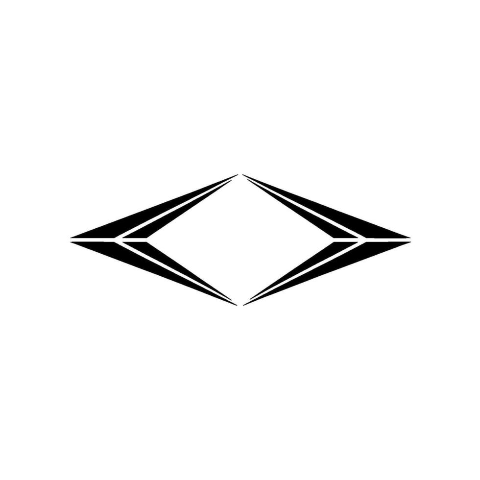Geometric Diamond Formation on White Background, Minimalist vector