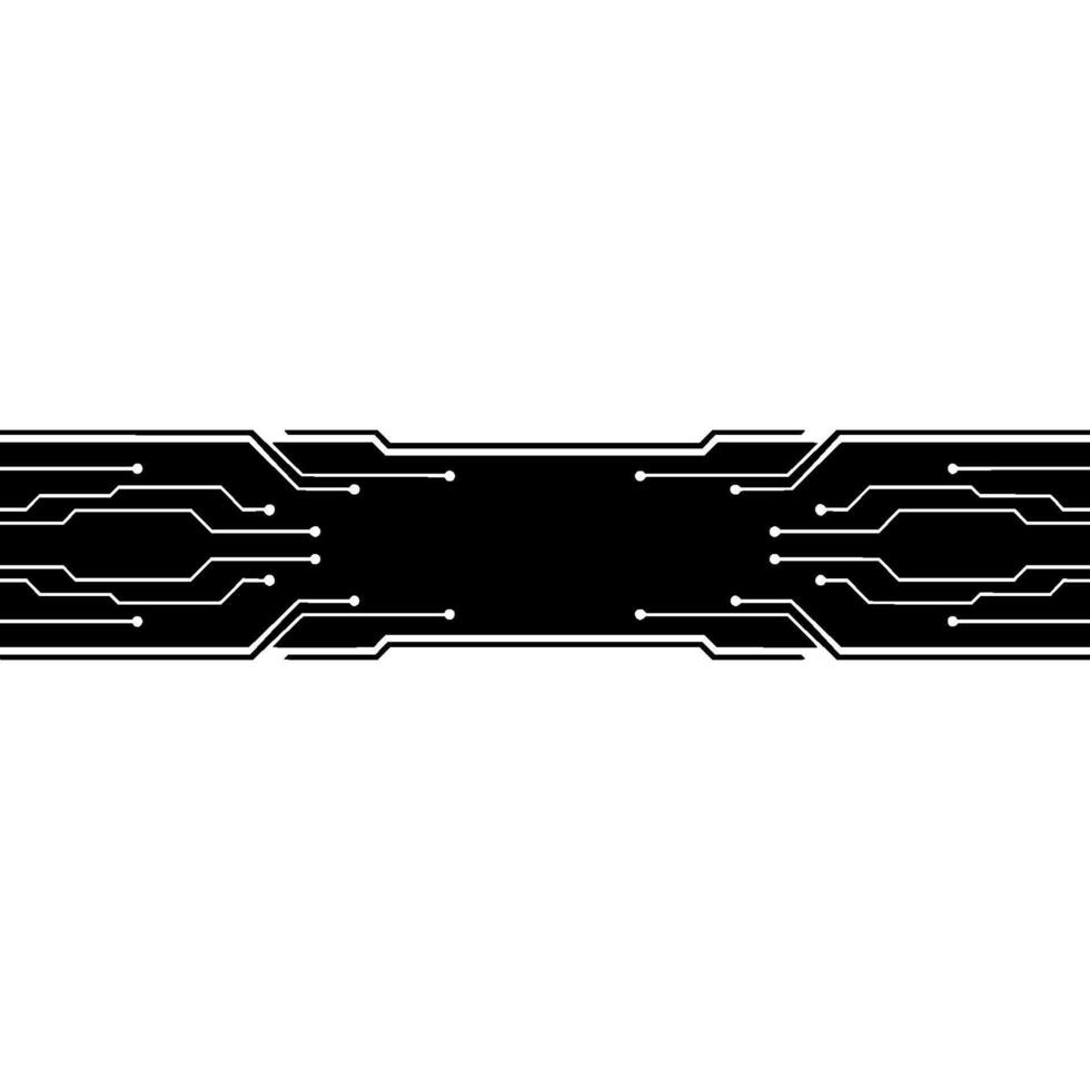 Minimalist Circuit Board Tech Background, Clean Lines, Modern Abstract vector