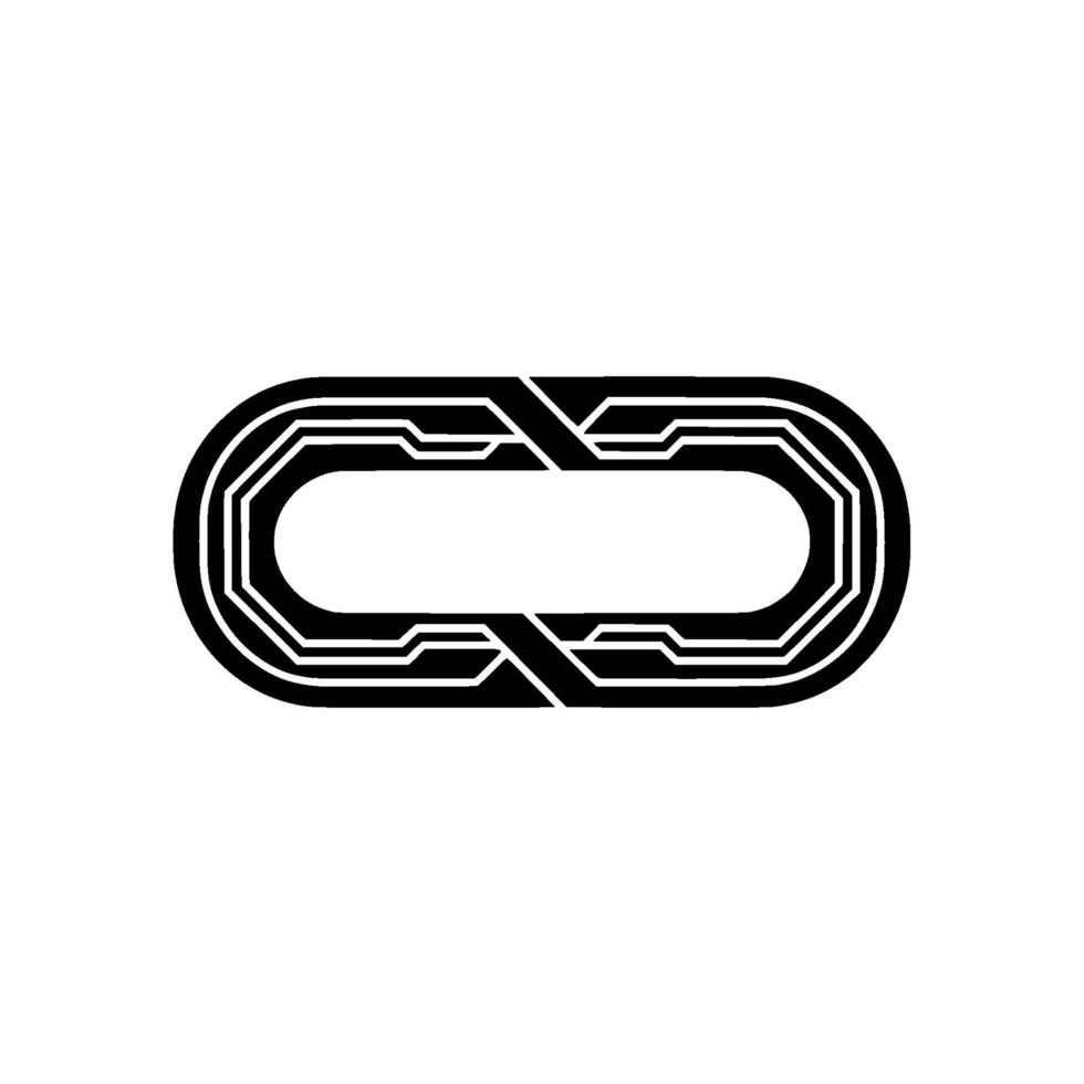 Abstract Circuit, Techinspired, Minimalist vector