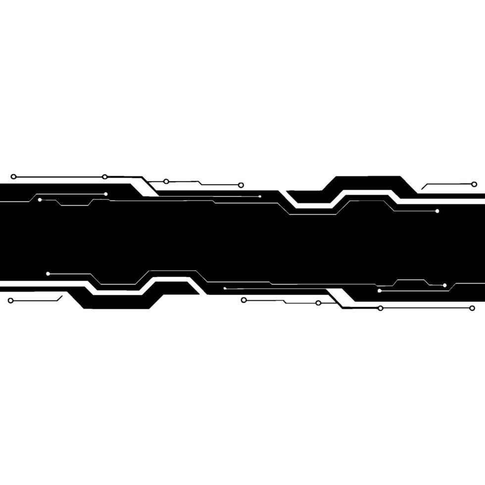 Minimalist Tech Abstract Background With Circuit Board Elements vector