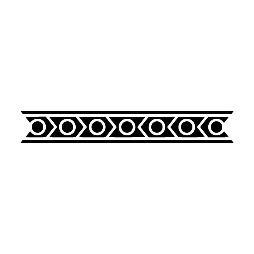 Minimalist Geometric Border Element Illustration vector
