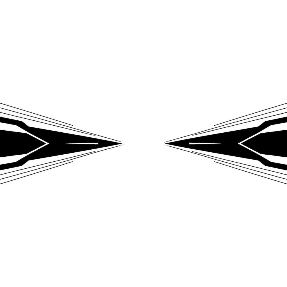 Geometric Abstract Symmetry Black White vector