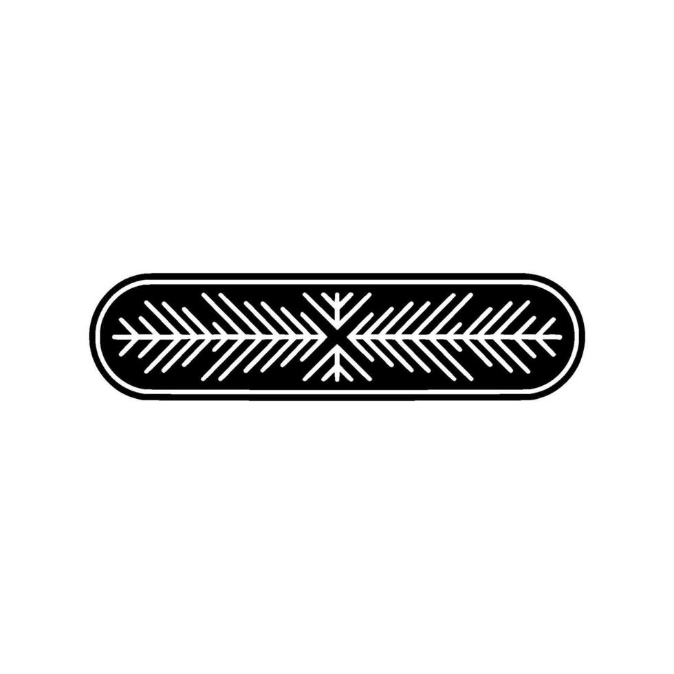 Minimalist Geometric Black And White Pattern On Cream Background vector