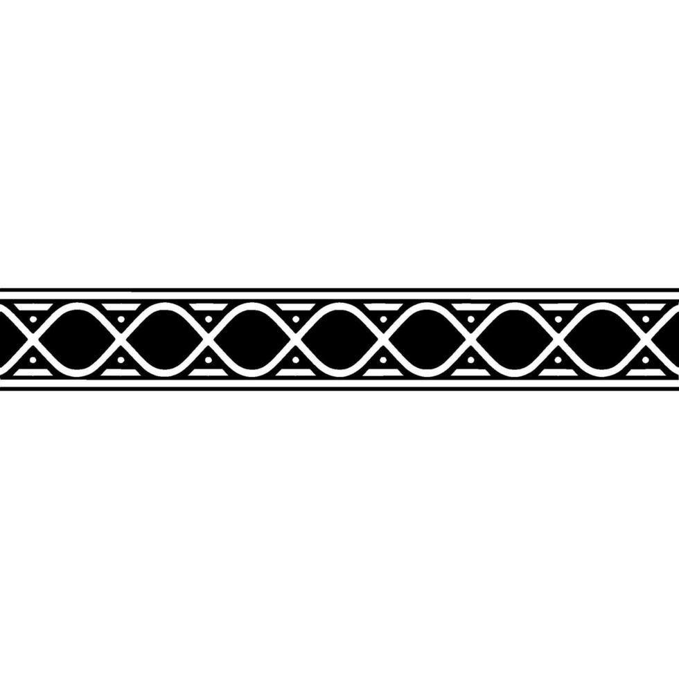 Decorative Black Border Element On A Gradient Background vector