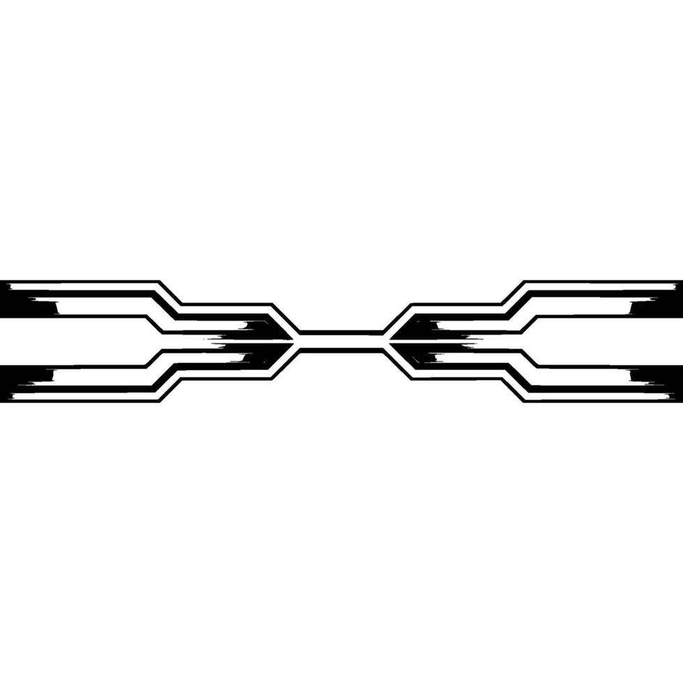 Futuristic Silver Stripe, Minimalist Technology Background vector