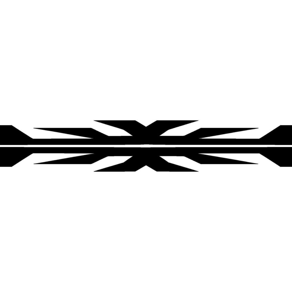 Geometric Black And White Abstract With Blue Light Flare vector
