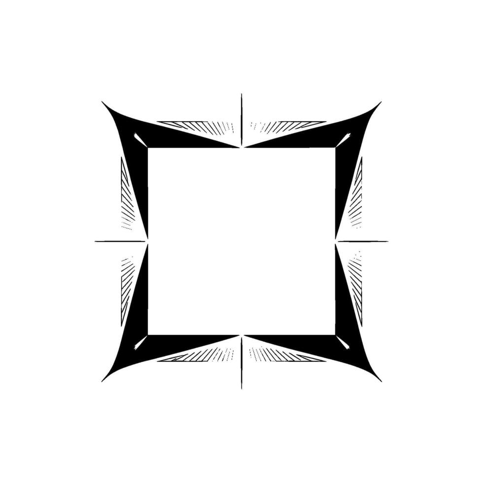Geometric Frame Modern Minimalist With Abstract Accents vector