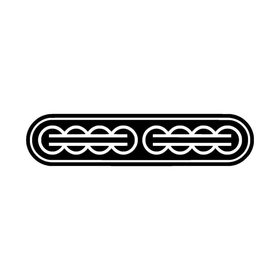 Minimalist Black White Abstract Linear Element vector