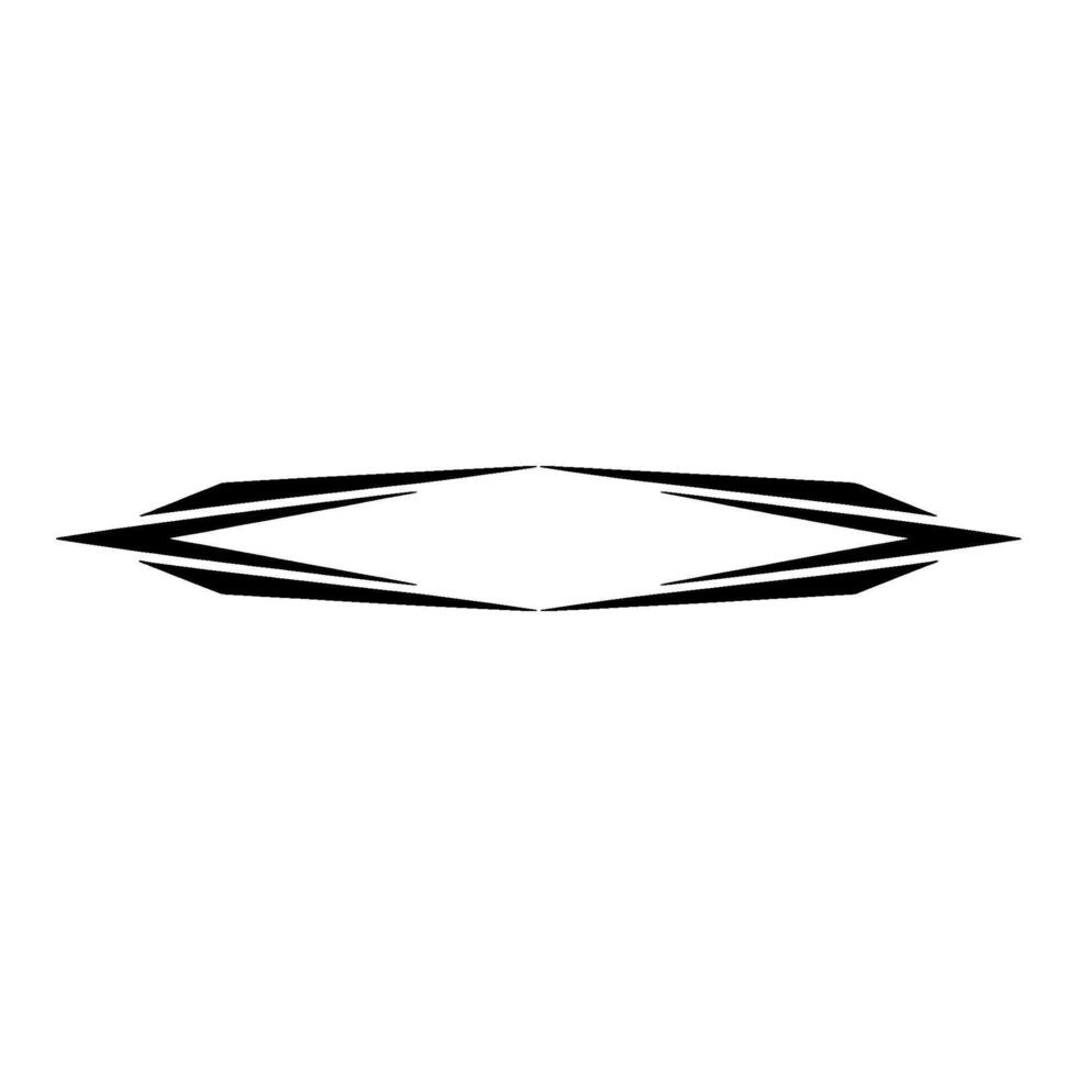 Abstract Geometric Shape Black White Minimalist vector
