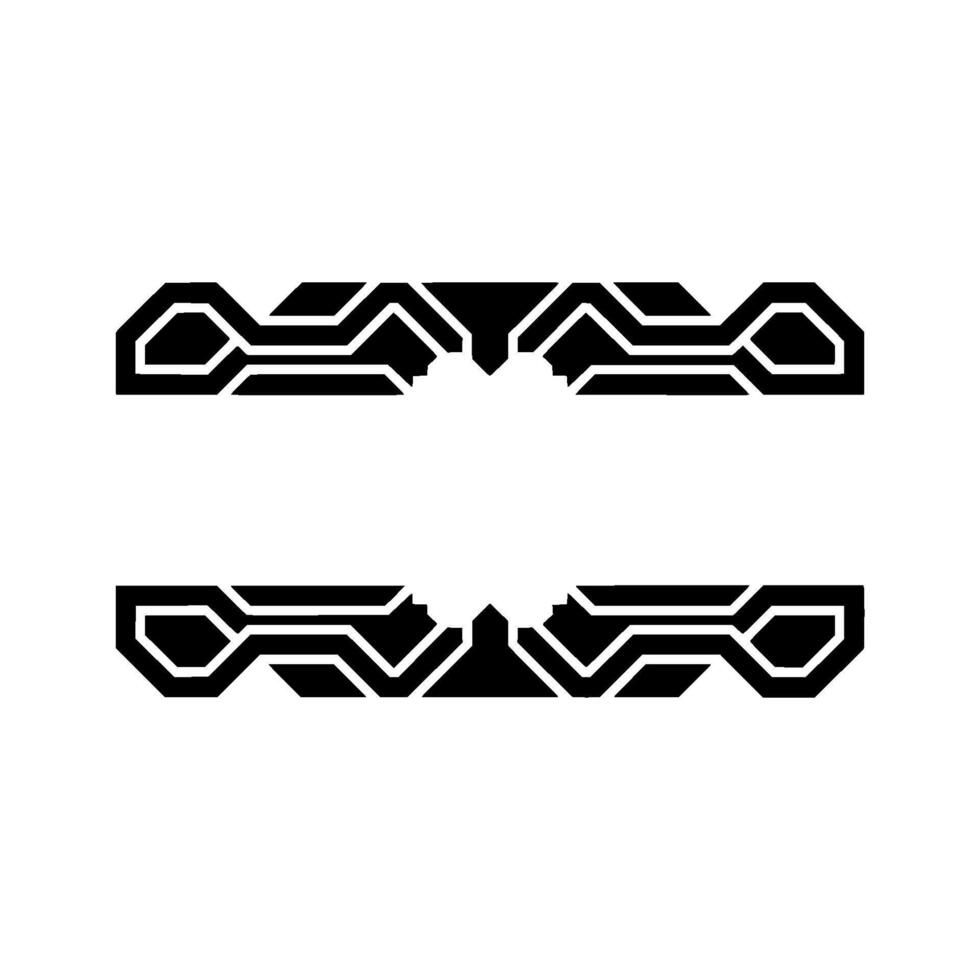 Abstract Tech Frame Geometric Circuitry, Minimalist vector
