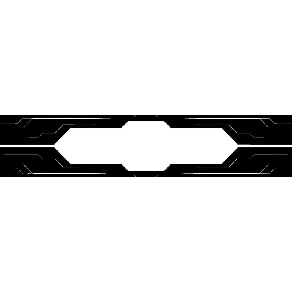Modern Geometric Banner Abstract Tech On White Background vector