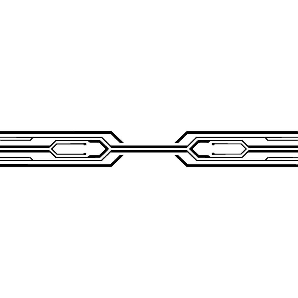 Modern Tech Circuitry On A Light Grey Background vector