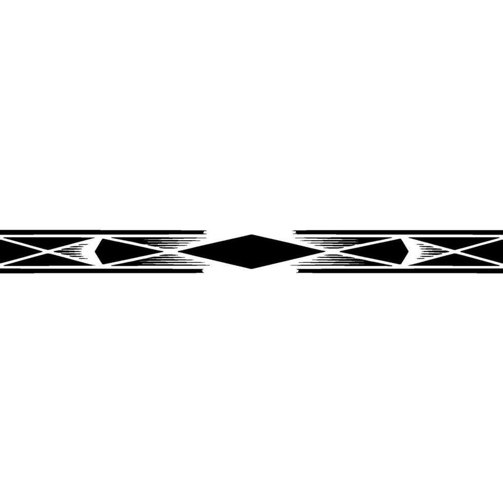 Minimalist Geometric Black White Border Element On White vector