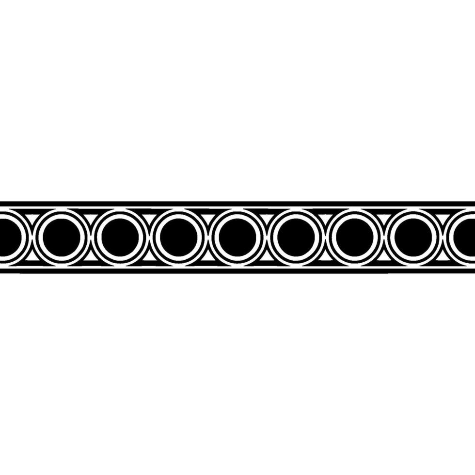 Geometric Circle Border Minimalist Black And Silver On Gradient Background vector