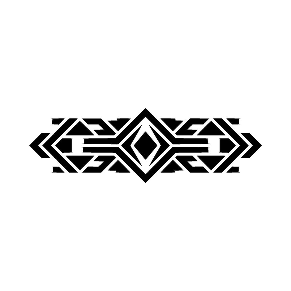 Geometric Art Deco Emblem On Gradient Background vector