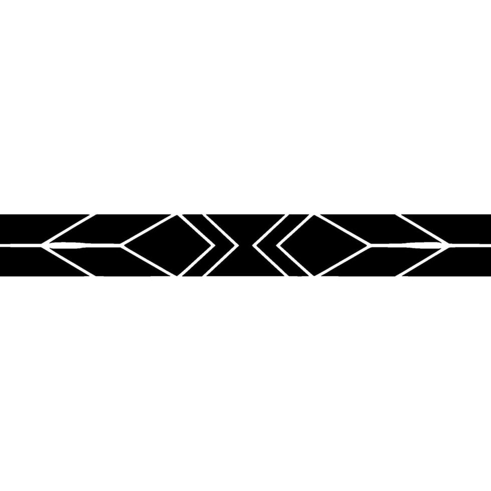 Futuristic Abstract Geometric Element Black White Minimalism vector