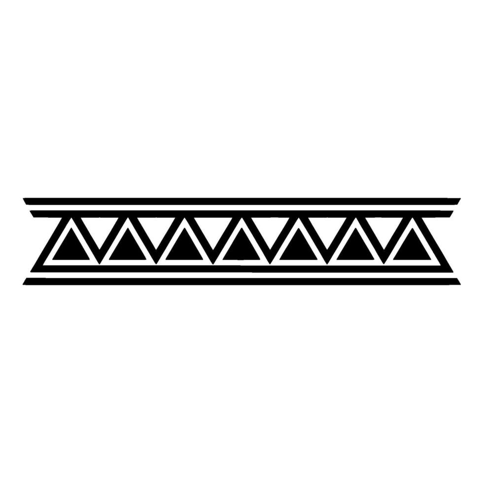 Geometric Border Modern Black Triangle On Gradient Background vector