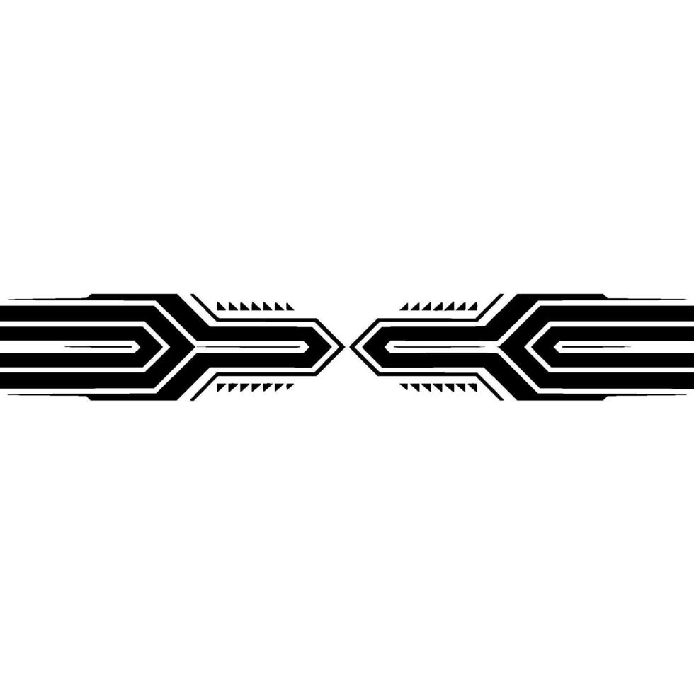 Minimalist Geometric Element On White vector