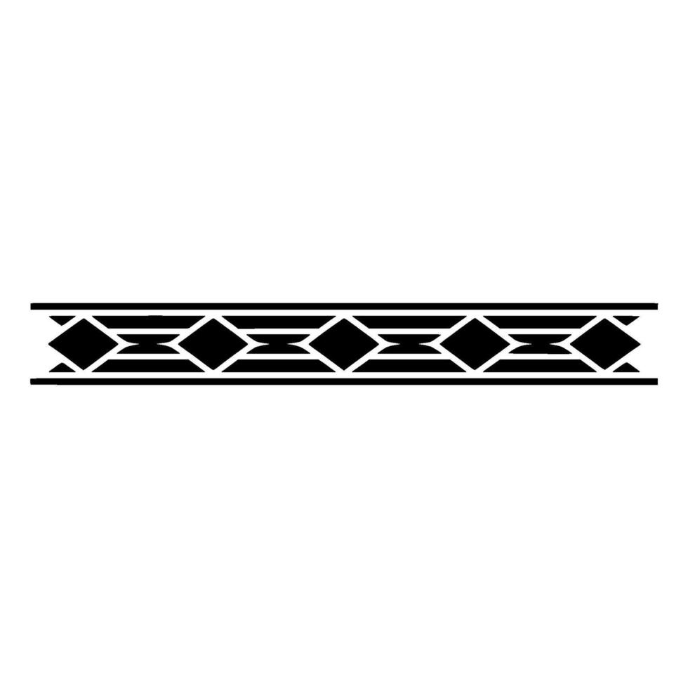 Geometric Black Border On White, Decorative Element, Elegant vector