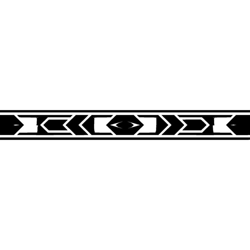 Geometric Border Black, Silver, And White Pattern vector