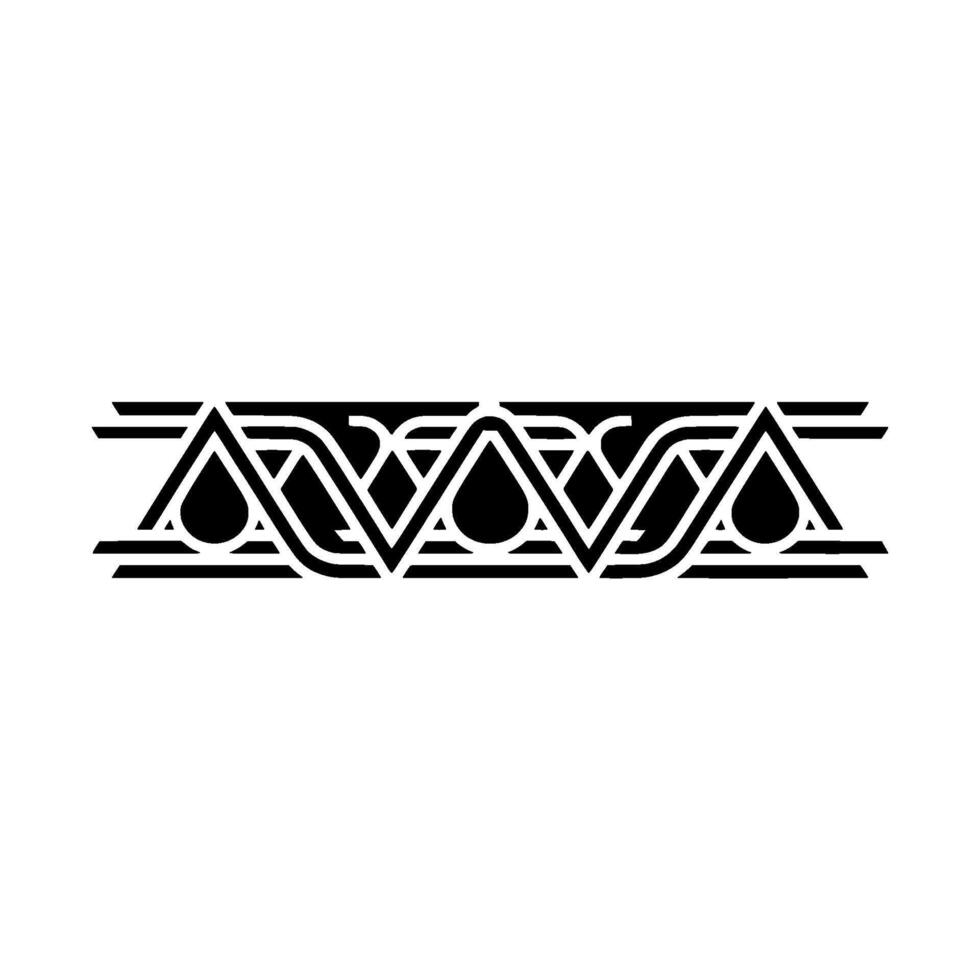 Geometric Black And White Border Abstract, Elegant, Minimalist vector