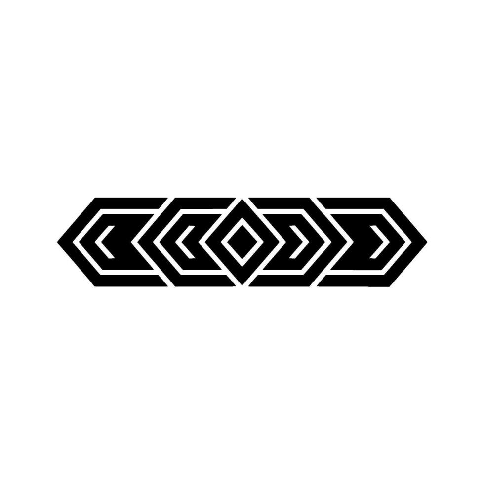 Geometric Black And White Pattern On Light Background vector