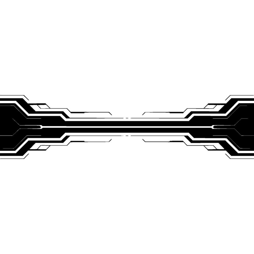 Futuristic Tech Circuitry Background, Minimalist vector